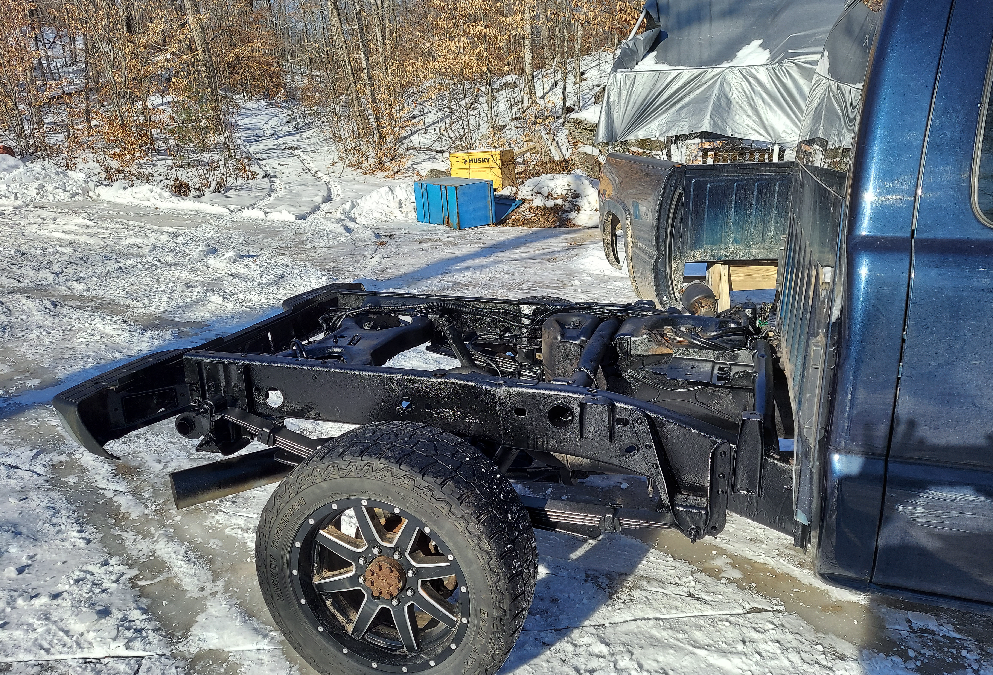 Pickup Truck Frame – Before and After
